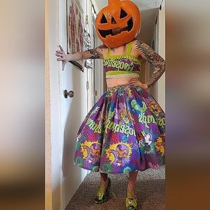 Goosebumps top and skirt set